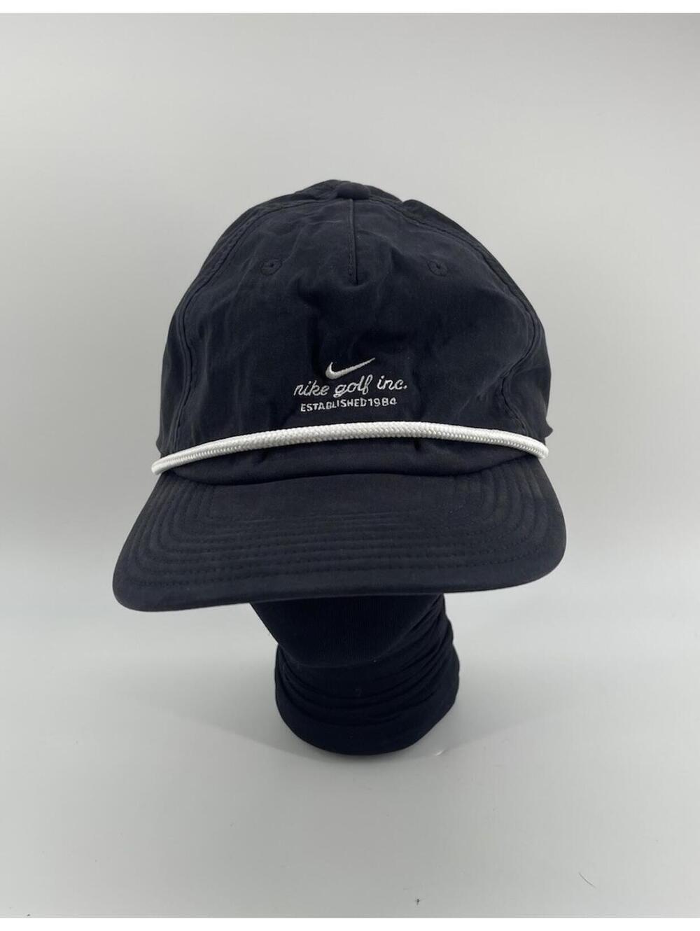 Nike Golf Pro Cap Inc Rope Hat Black Adjustable Mens L/XL Established 1964